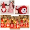 Party Supplies Valentines Day Boy and Girl Couple Doll LED Luminous Forest Old Man Faceless Doll Pendant home Decoration by sea T9I001716