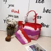 Designer- new colorful shopping bags designer retro letter handbag fashion lady temperament senior shoulder bag
