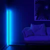 Hörngolvlampor RGB Dimble Smart LED Golvljus med fjärrkontroll Sovrummet Atmosfär inomhusdekoration