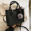 Вечерние сумки сплошной цвет женские искусственные кожаные плечо роскошные сумки женщин дизайнер большая емкость крос для
