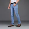 Sulee Marke Männer Frühling Sommer Jeans Denim Herren Jeans Slim Fit Plus Größe bis 40 Große und Große Männer Hosen dünne Kleid Jeans 201116