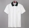 Mens Stylist short sleeve letter Polo t-Shirts Italy Men Clothes Fashion Casual man Summer T Shirt available striped loose Size M-3XL #0022