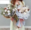 Natural immortal cotton bouquet dry Decorative Flowers home decoration photography props atmosphere flower arrangement wedding match