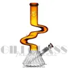 12.8 inch Hookah beaker bong water pipe dab rig bongs oil rigs heady pipes with removble downstem quartz banger bowl