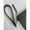 M68705 POCHETTE MELANIE MM Designer Womens Clutch Wristlet Evening Strap Wallet Phone Pouch Bag Zippy Card Holder Coin Purse Accessoires