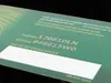 2020 NUEVA TARJETA DE GARANTÍA DE SEGURIDAD GREEN TOP Número de serie de impresión personalizada en la tarjeta de garantía Vistía antiforgery Tags5910761
