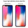 Skärmskydd för iPhone 12 Mini 11 Pro Max tempererat glas för iPhone XS XR 7 8 Plus Protector Film med papperslåda