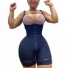 Shapewear Women Fajas Colombianas Compression Garment With Wide Adjustable Shoulder Strap Women Bodyshaper 220307