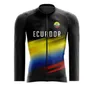 2021 Ekwador zimowy polar termiczny Jersey Winter Cycling Odzież Ciclismo Maillot Mtb P8238J