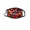 US Stock 2021 Frohes Neues Jahr Designer Erwachsene Kinder Chrismas Party Masken Waschbare wiederverwendbare Gesichtsmaske Digital gedruckte Schutzmasken aus Baumwolle