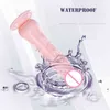 Dildos nxy realistiska Big Vibrator Uppblåsbar simulerad utlösning G Spot Anal Stimulate Sex Toys for Women/Men Gay 0121