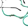 Mode Turkos Glasögon Kedjor Plast Beaded Spectacle Link Green Solglasögon Kedja 75cm 12pcs / lot grossist