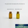 500pcs Special Amber Glass Dropper Bottles 1/ 2/ 3 ml With Black Cap Essential Oil Perfume e liquid Sample Refillable Bottle