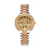 Luxo Assista Luxo Mulheres Ladies Pulseira de Aço Antelhado Relógio Diamante Fashion Perrave Quartz Assista Relogio Feminino Wristwatches 201123