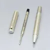 Yamalang Pens Gift Pen metal Golden Rosgolden Silver Black Checkered Box Ballpoint Stylo Classical Luxury Dobra jakość2678