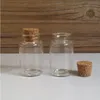 30 х 20 мл Стеклянная трубка с деревянной Cork 20cc чистого флаконом Jar бутылками 2 / 3oz Контейнеры для хранения