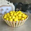 Mini Simulation Citron Jaune Artificielle Faux Citron Simulation En Plastique Fruits Salon Cuisine Décoration De La Maison Ornement De Table