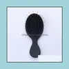 Hårborstar Care Styling Tools Products 1st Anti-Static Brush Comb duschelektroplatta DETANGLING MAS COMBS FÖR SALON KVINNER GIRLS DROP D