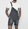 Fashionable men's rompers Jeans jumpsuit suspender denim pink gray blue summer wide leg Overalls jumpsuits Pants Trousers high quality