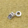 Fashion 100% 925 Sterling Silver jewelry pandora charm Typewriter Dangle beads Bracelets sets with logo ale Bangle women men birthday Gift Valentine day 790069C01