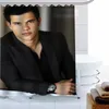 Niestandardowy Taylor Lautner Wodoodporna kąpiel tkaninowa 180x180 cm poliestrowa łazienka T200711