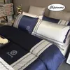 Chpermore Europäisches minimalistisches Bettwäsche-Set aus 100 % Baumwolle, Bettbezug-Sets, Bettwäsche, Kissenbezüge, 3/4-teilig, Twin Queen King Size Y200111