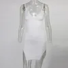 Tobinoone seksowna jesień sukienka kobiety Tassel cekiny bandażowe sukienka elegancka głęboka v szyja nocny klub imprezowy sukienki vestidos nowe t200521