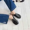 Bailamos Kadın Terlik 2022 Bahar Marka Moda Tabi Ninja Daireler Rahat Yuvarlak Bölünmüş Ayak Düz Ayakkabı Vintage Bayanlar Eğlence Footw G220225
