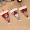 Santa Claus Hat Christmas Nouvel An Pocket Fork Coublées Sac de porte-porte