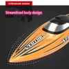 70 km/h hög hastighet Remote Control RC Speedboat Brushless Power Motor RC Racing Boat Toy 400m RC Distance High Quality