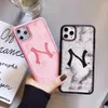 Styliste IPhone Case Iphone 11 / 11Pro / 11P Max / XSMAX 7P / 8P 7/8 XR X / XS Casaual Prinet Designers de haute qualité Phone Case Noir Rose Couleur