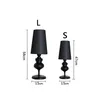 Fashion Spanish guard table lamp Modern living room bedroom study desk lamps Art Bedside Light Indoor Decor