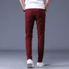 Autumn Winter Causal Pants Men Street Slim Fit Pant Men Fashion Plus Size Trouser Cotton Straight Full Length Trousers Male 201128