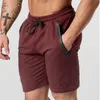 New Men Cotton Shorts CalfLength Gyms Fitness Bodybuilding Jogger Casual Workout Skinny Short Pants Brand Beach Sweatpants T200512
