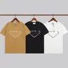 T-shirts pour hommes Designer Luxury T-shirt Hommes Femmes T-shirts Court Summer Mode Casual Lettre T-shirts Loose Top T-shirts Couple Design Solid Color Tee Tops Q6WA