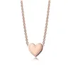 2021 Alla hjärtans dag rosa virvel hjärta collier halsband hängsmycke 925 sterling silver smycken halsband för kvinna elegant mode aa220304