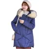 Winter Hooded Parka Women Jacket Coat Thicke Down Cotton Mid-Long Outerwear Plus Size 3XL Snow Cotton Padded Female Jacket 201214