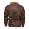 Mensjackor Mensjackor och rockar Retro Style Suede Leather Jacket Men Leathe 220823