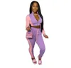 Womens Hoodie Tracksuits Leging Two Piece Set Outfits Lång ärm Tracksuit Jacket Pants Sportwear Paneled Ytterkläder Tights Sports Sport