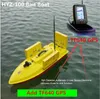 Intelligent stor fjärrkontroll av fiskebåt 100 cm 2,4 g 500 m 7 kg belastning 4 bete väl 4 linjer rc betbåt tillsätt GPS fiskdetektor