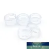 Jar 10pcs Plástico PS 2g 3g 5g Pó solto, 5ml Clear Color creme Jar, Eyeshadow Caso Cosmetic Packing