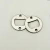 Stainless Steel Bottle Opener Part With Countersunk Holes Round Custom Shaped Metal Strong Polished Insert ZWL453