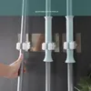 Sublimering 2st lime mångsidiga krokar väggmonterad mopp arrangör hållare rackbrush kvast hängare krok starkt krok kök badrum
