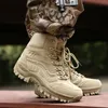 Sonbahar Kış Kar Boyutu 39 Kalite Askeri Çöl Erkekleri Taktik Savaş Ayak Bileği Botları Botalar İş Güvenlik Ayakkabıları Y200915
