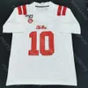 Fußballtrikots Benutzerdefinierte Ole Miss Rebels Fußballtrikot NCAA College Nkemdiche A.J.BROWN Taamu Manning Mike Wallace Oher Ealy Sam Williams Jones Yeboah