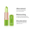 Aloe Vera Moisturizing Lip Balm Color Change Jelly Lipstick Plant Base Long Lasting Non-stick Cup Makeup Lipsticks Lips Care