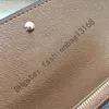 61734 Luksusowy projektant portfelowy torba zamka męskie portfele Portfel skórzany uchwyt na kieszonkowe torby męskie torebki z pudełkiem QWERU282H