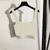 Cubic Letter Jacquard Västar Bustiers Fashion Elastic Designer Kvinnor Korsetter Toppar Födelsedagspresent till fru Luxury Vest