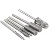 1 SET KIT 6PCS PRO. Nail Art Electric Drill Bits File Kit Sanding Bands 3/32 "Storlek Manicure Machine Slip Heads