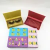 New Design Eyelash packaging Box 25mm False Eyelashes Magnetic Lash Box 100% Handmade Natural Long 3D Mink Lashes